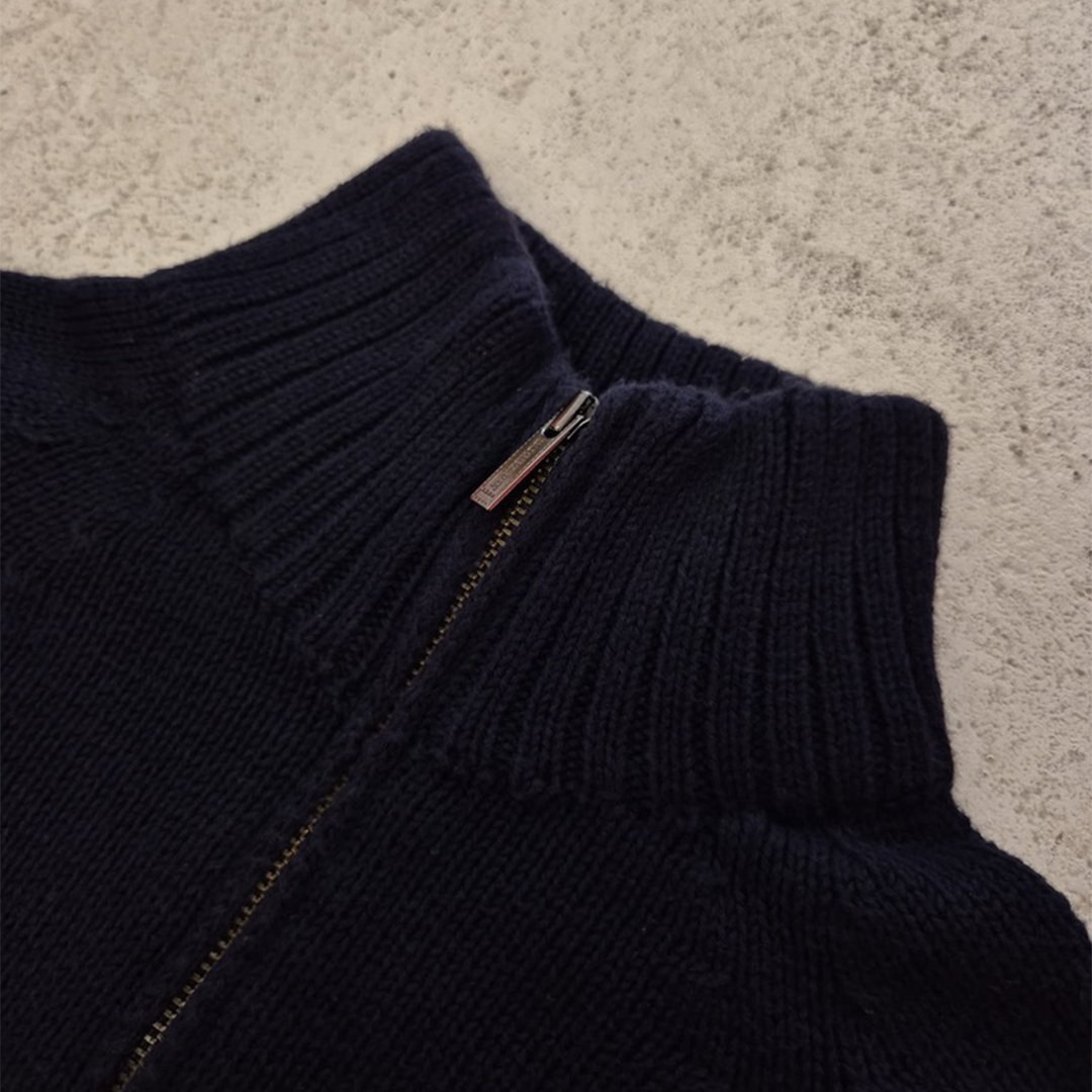 Burberry London Half-Zip Knit Sweater (4)