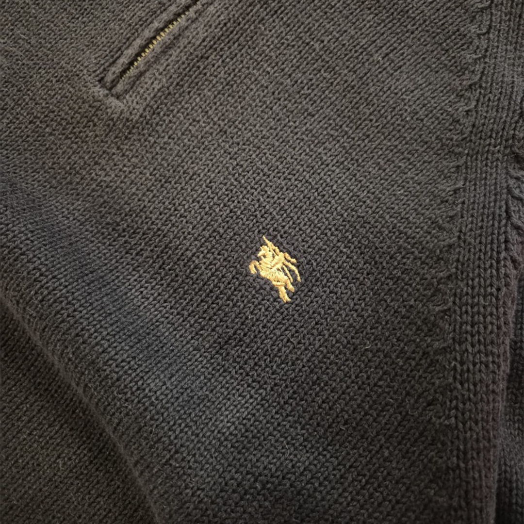 Burberry London Half-Zip Knit Sweater (4)