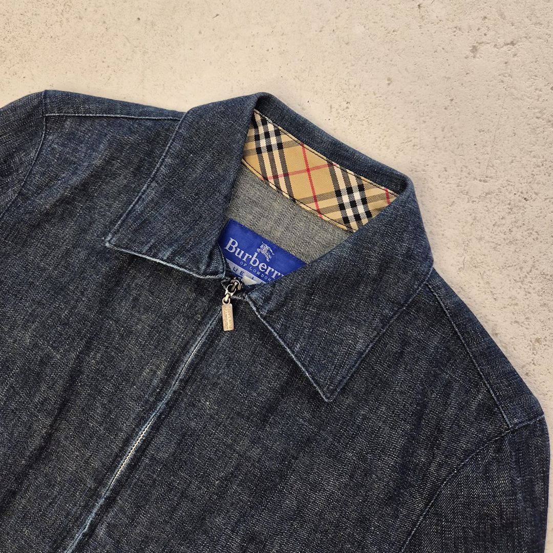 Burberry Blue Label Nova Check Denim Jacket (M)