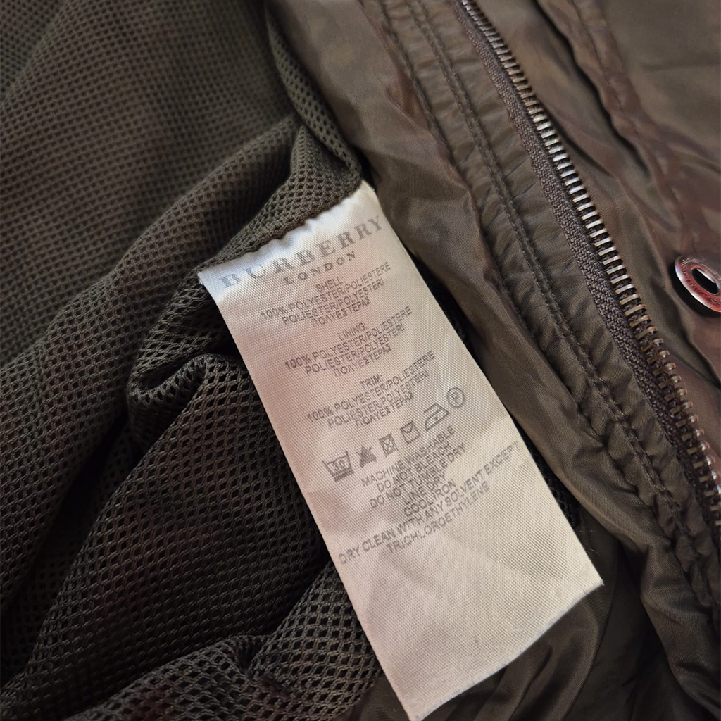 Burberry Olive Nylon Jacket (M)