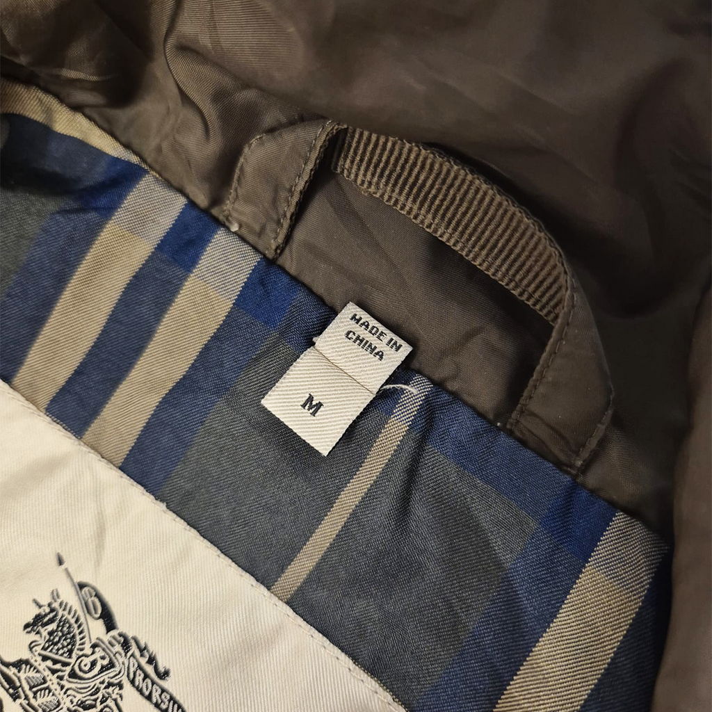 Burberry Olive Nylon Jacket (M)