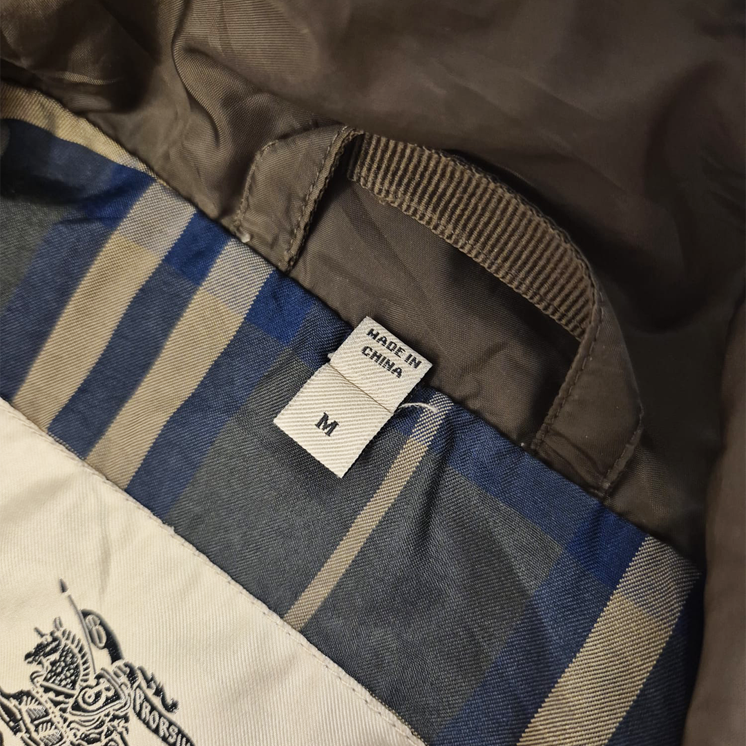 Burberry Olive Nylon Jacket (M)