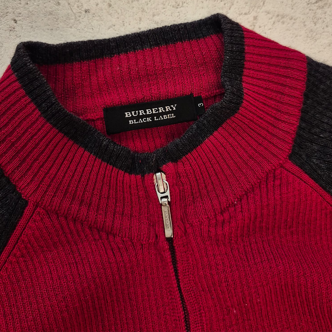 Burberry Black Label Zip Knit (L)