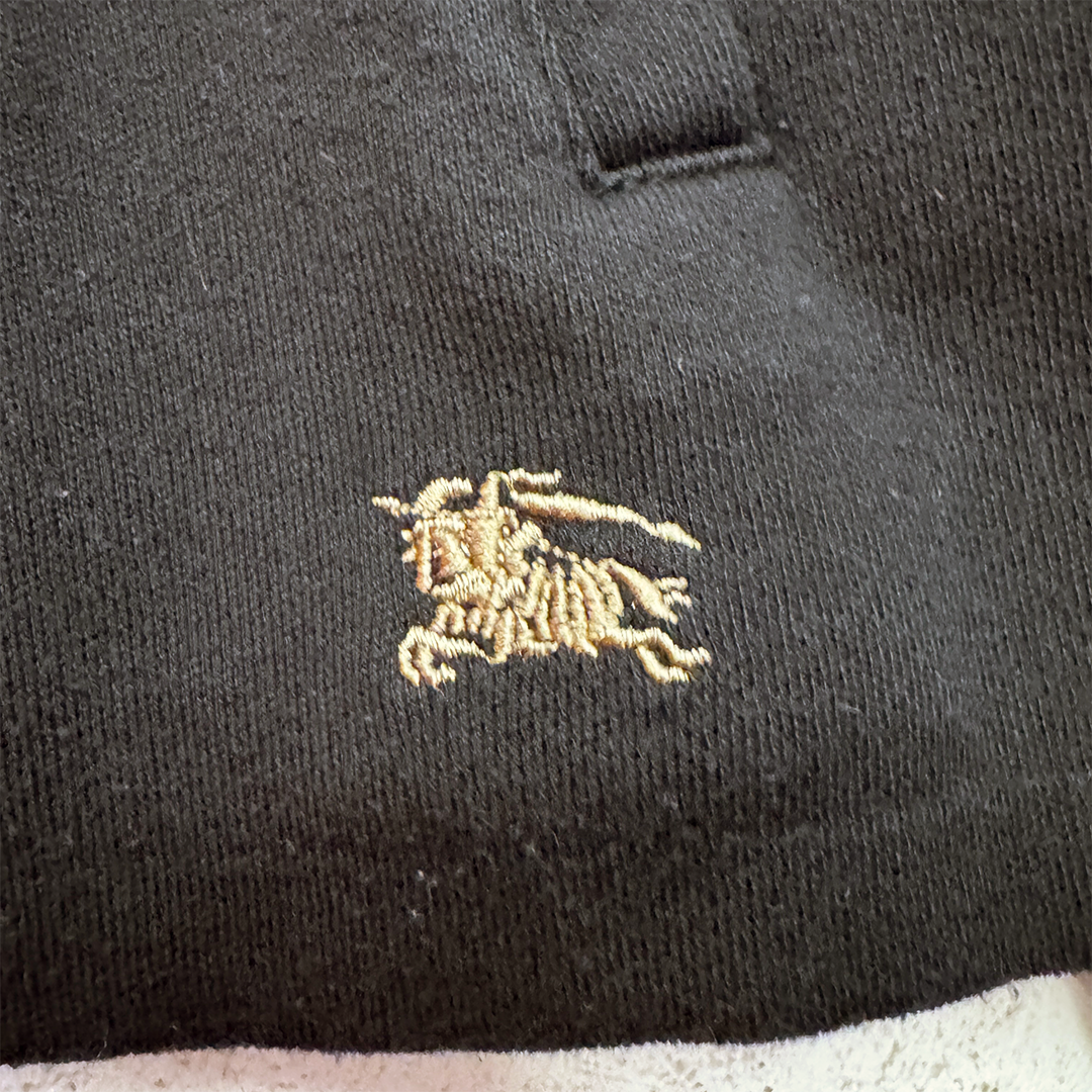 Burberry Black Label Nova Stripe Full Zip Sweater (L)