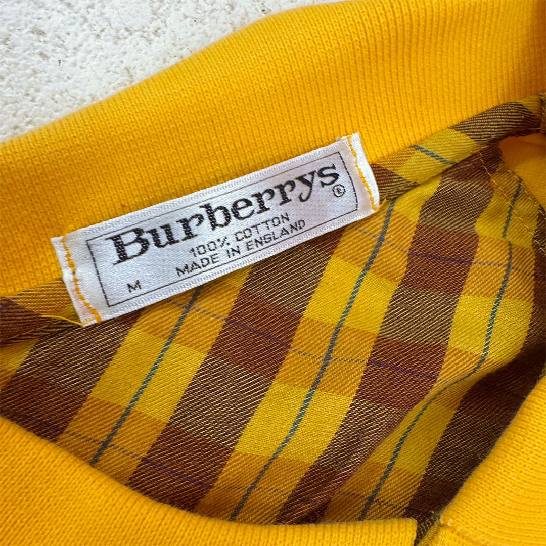 Burberry Vintage Orange L/S Polo (M)
