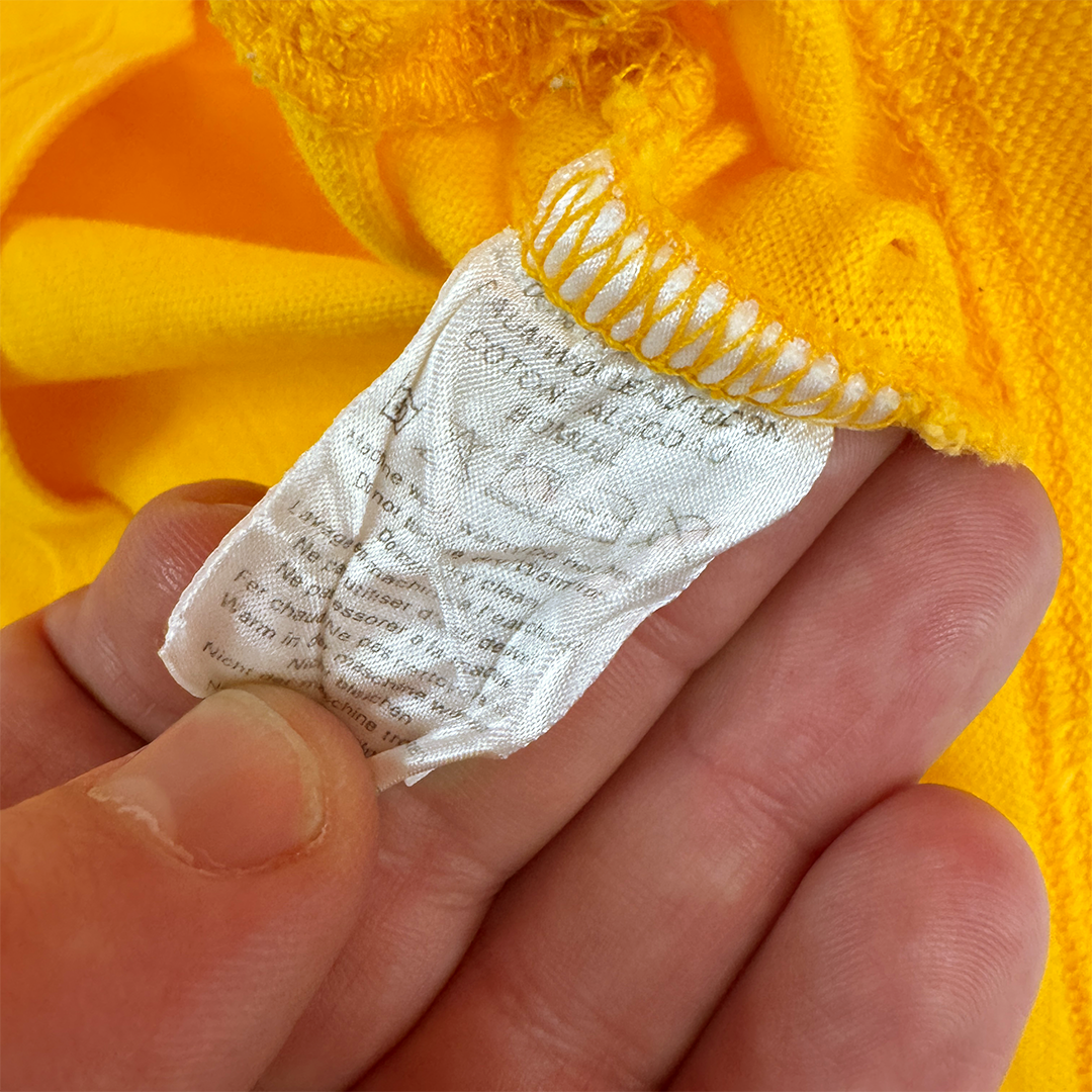 Burberry Vintage Orange L/S Polo (M)