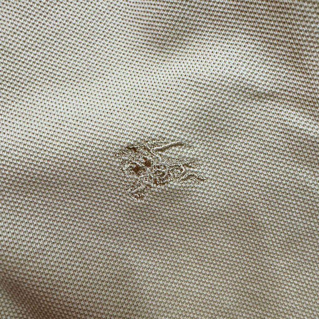 Burberry REGD 90s Beige L/S Polo (L)