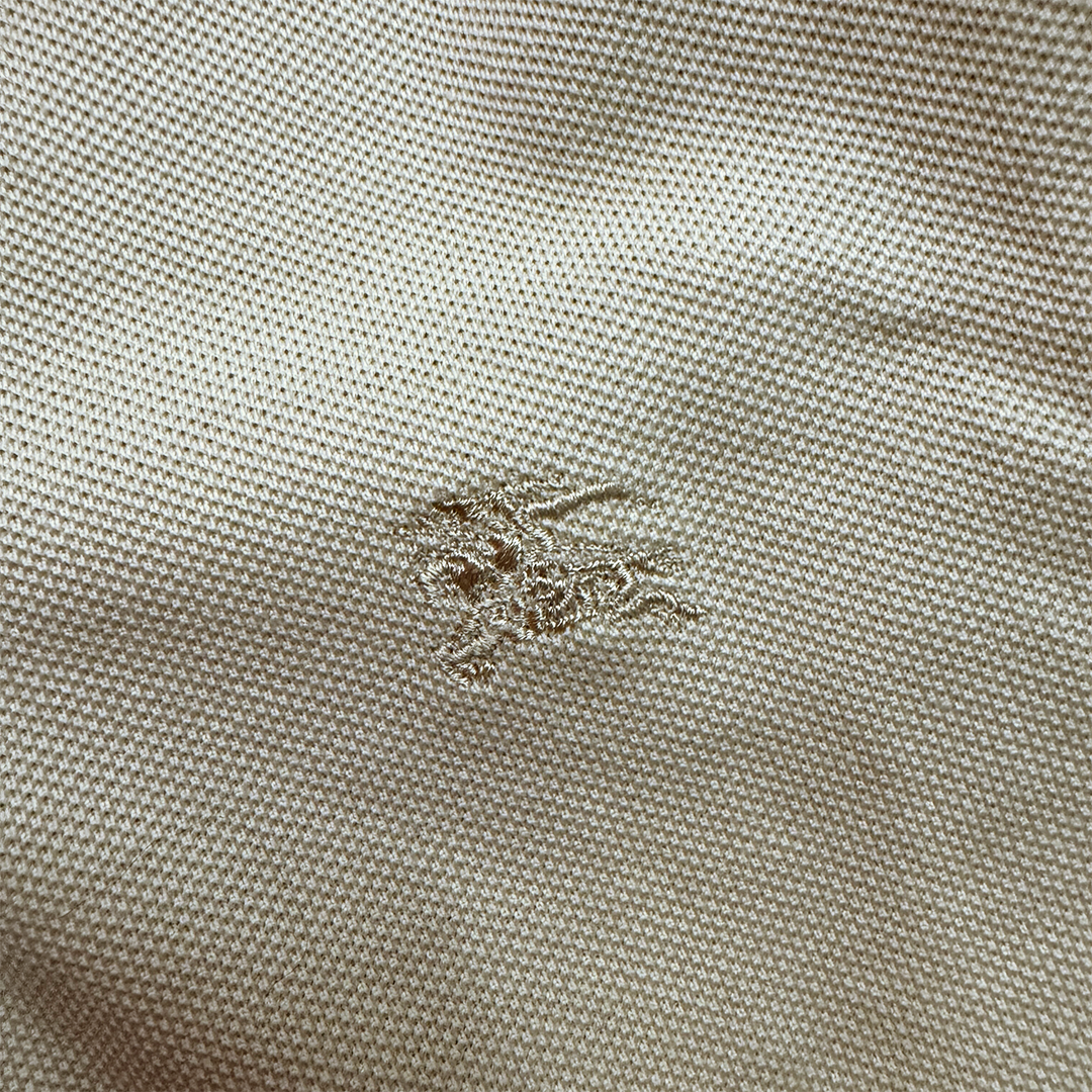 Burberry REGD 90s Beige L/S Polo (L)