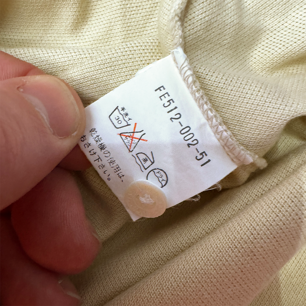 Burberry REGD 90s Beige L/S Polo (L)