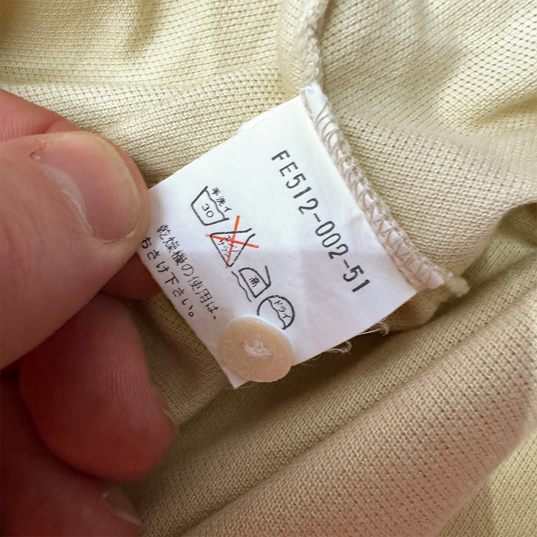 Burberry REGD 90s Beige L/S Polo (L)