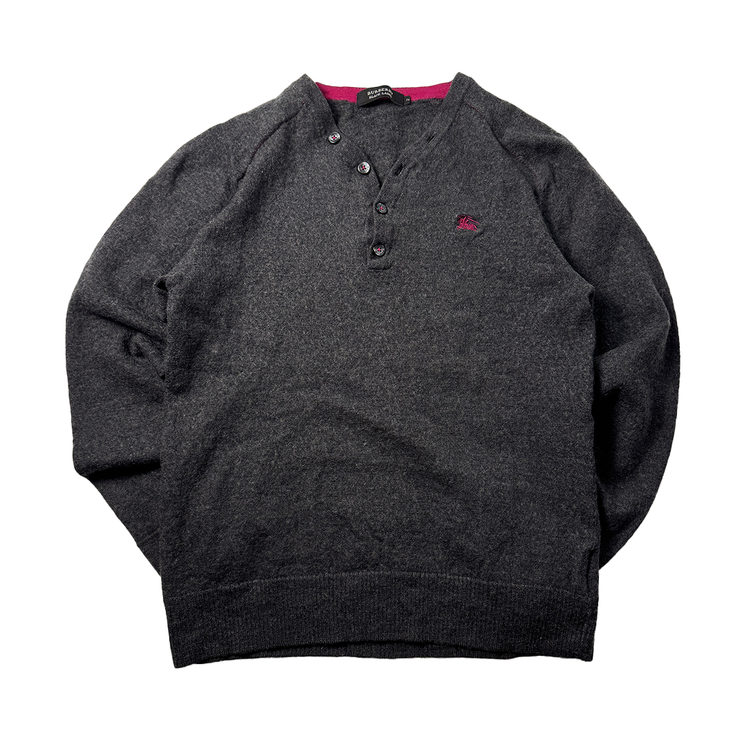 Burberry Black Label Women's Dark Grey Knit Sweater (2)