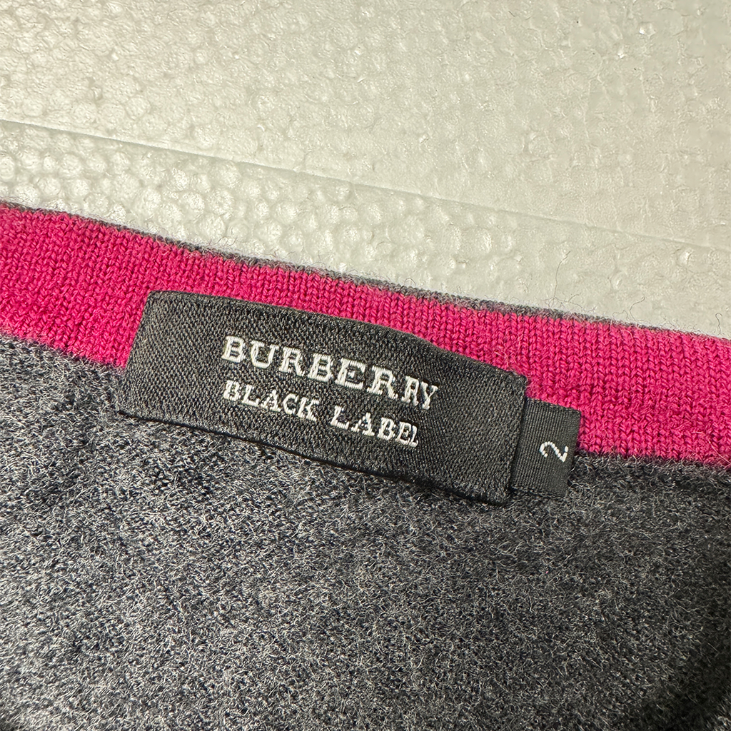 Burberry Black Label Women's Dark Grey Knit Sweater (2)