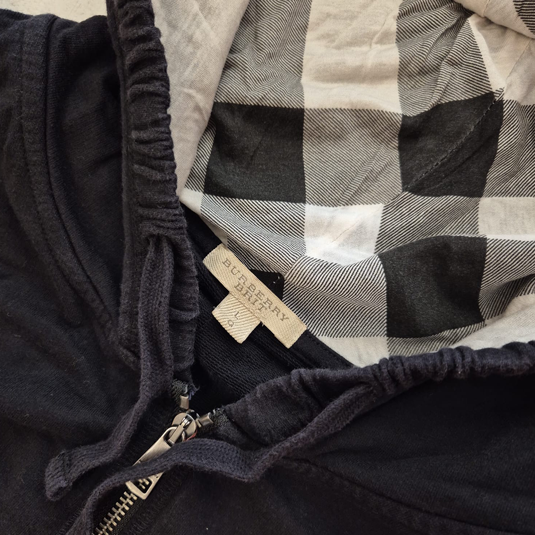 Burberry Brit Check Zip-Up Hoodie (L)