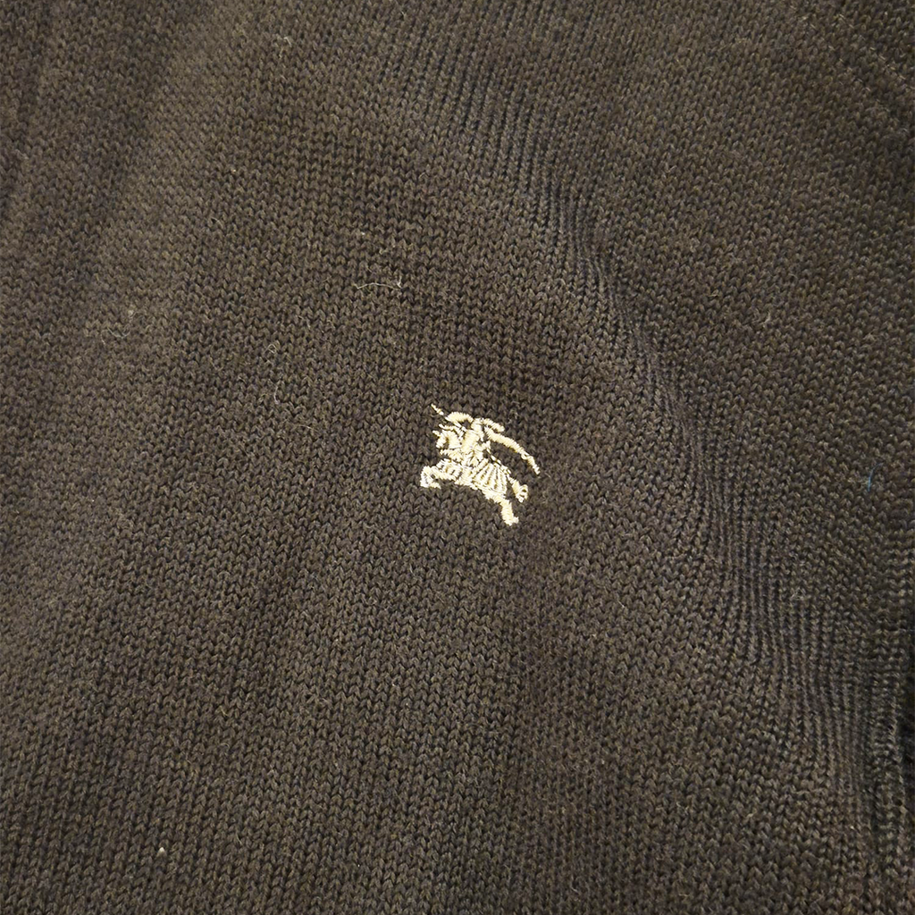 Burberry Black Label Japan Exlcusive Dark Brown Zip Turtleneck Sweater (3)