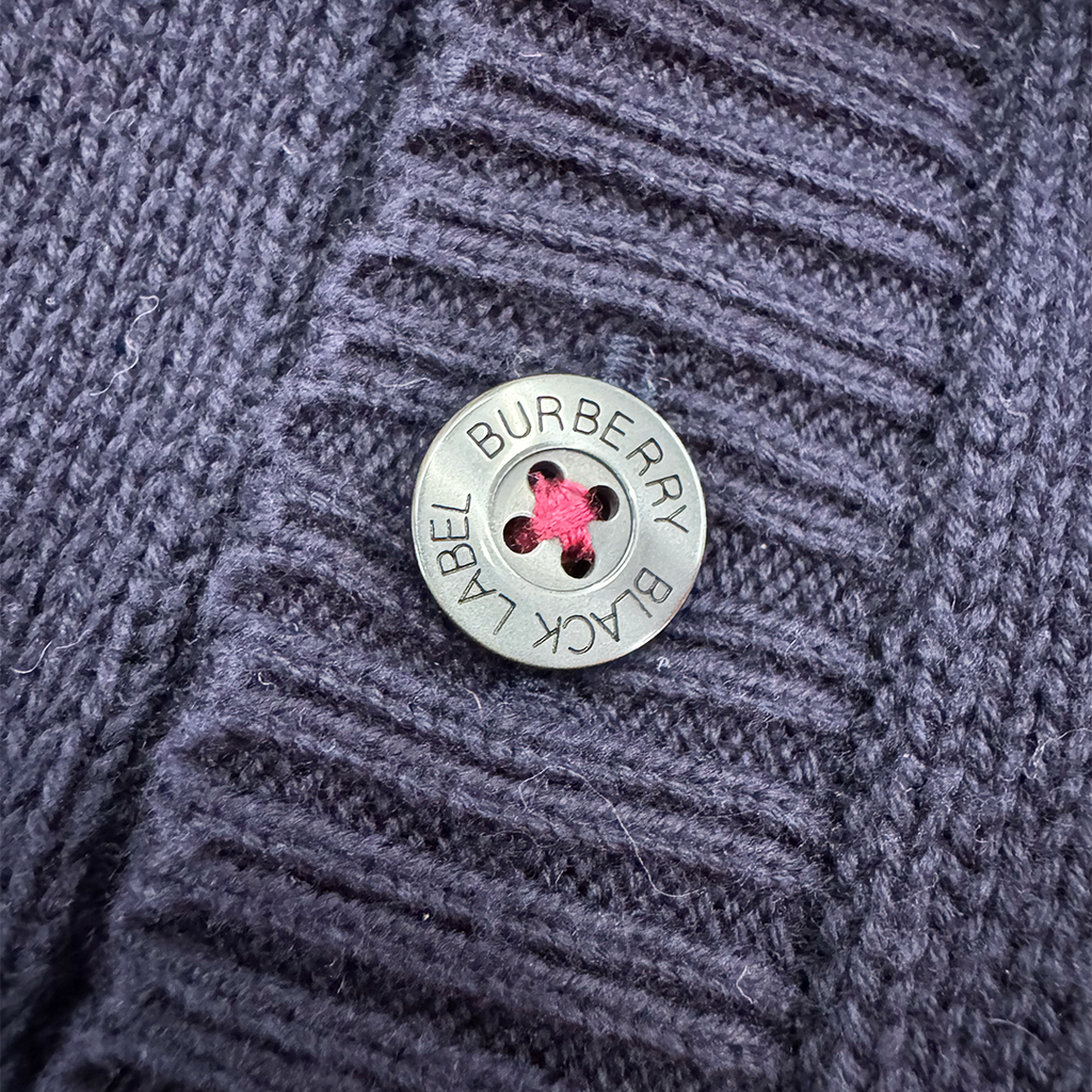 Burberry Black Label 2-Way Collar Henley Knit (2)