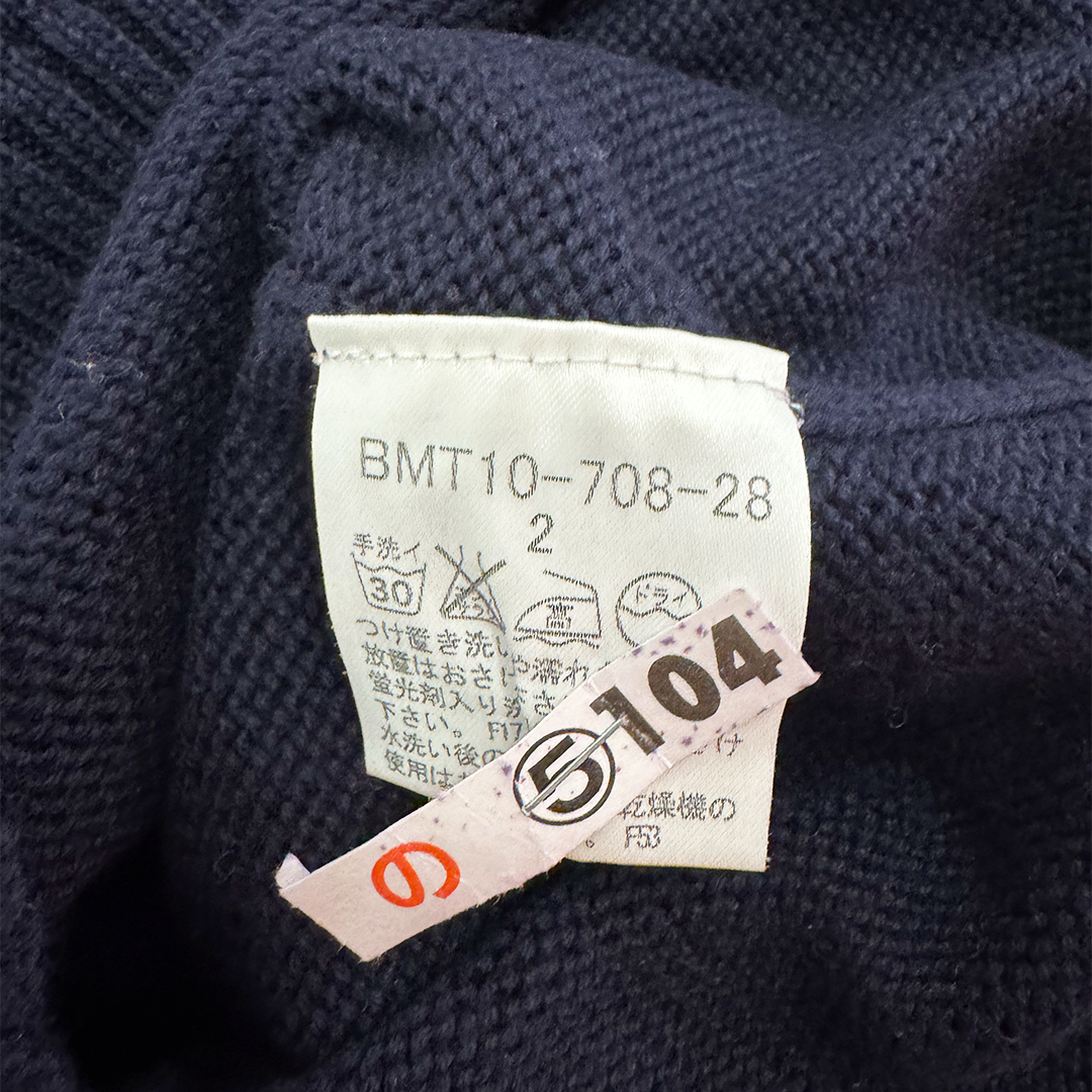 Burberry Black Label 2-Way Collar Henley Knit (2)