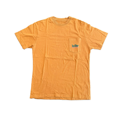 Butter Goods Embroidery Pocket Brown Tee