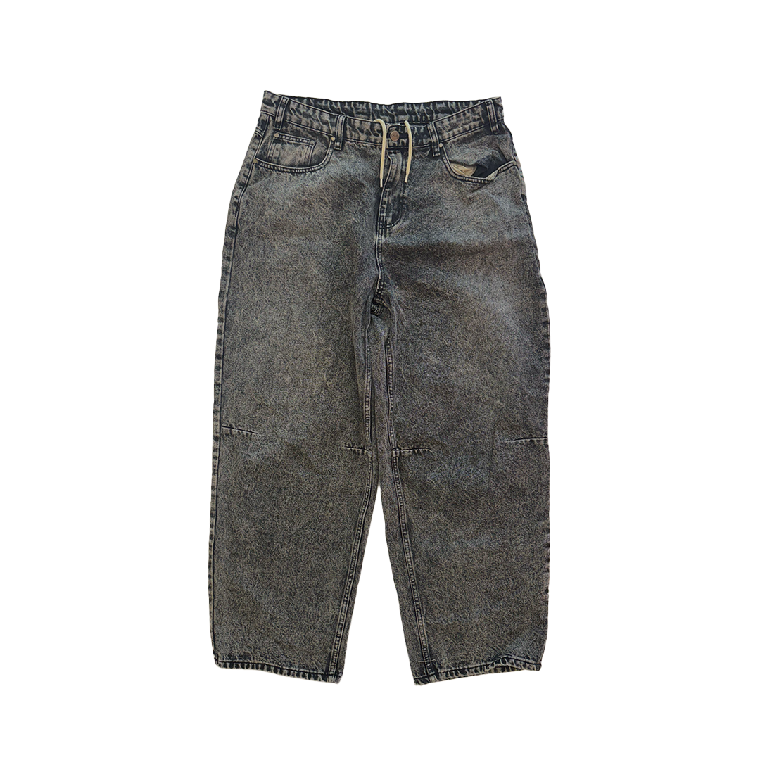 Butter Good Grey Baggy Denim Pants (34)
