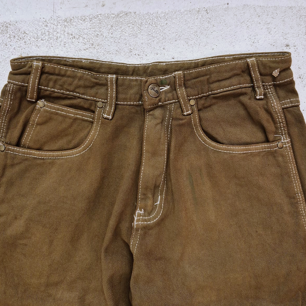 Butter Goods Brown Baggy Carpenter Pants (28)