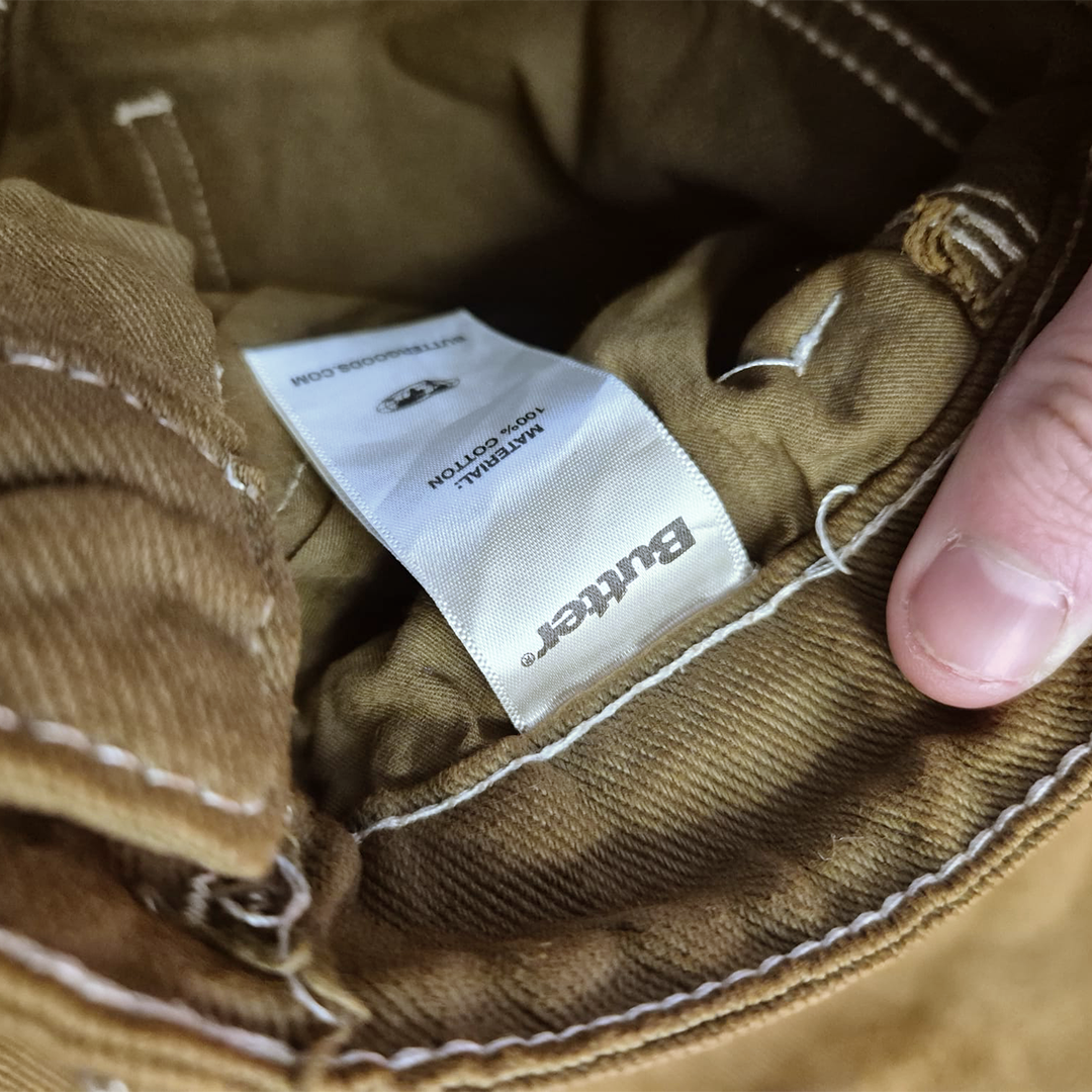 Butter Goods Brown Baggy Carpenter Pants (28)