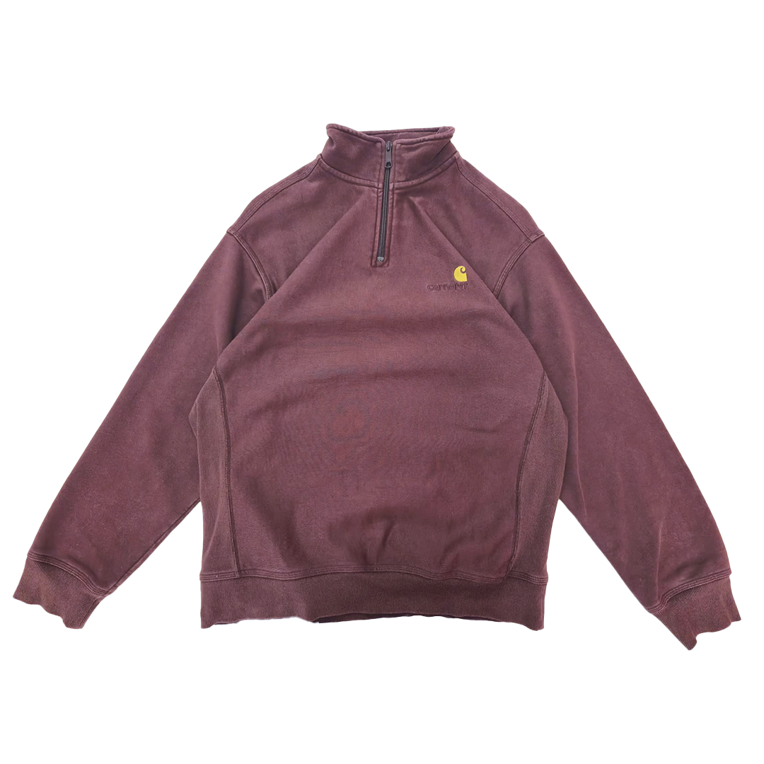 Carhartt Red 1/4 Zip Sweater (M)