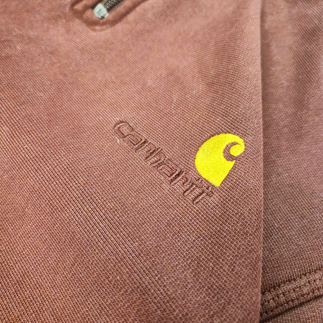 Carhartt Red 1/4 Zip Sweater (M)