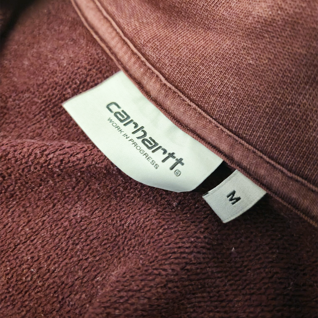 Carhartt Red 1/4 Zip Sweater (M)