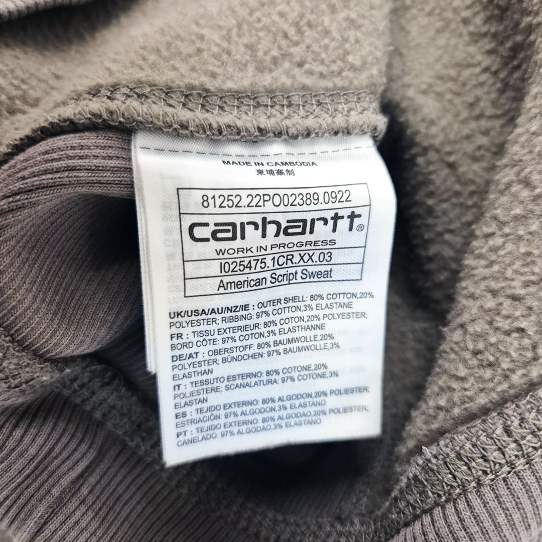 Carhartt American Script Purple Sweater (XS)