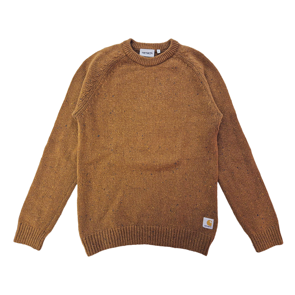 Carhartt Brown Knitted Anglistic Sweater (S)