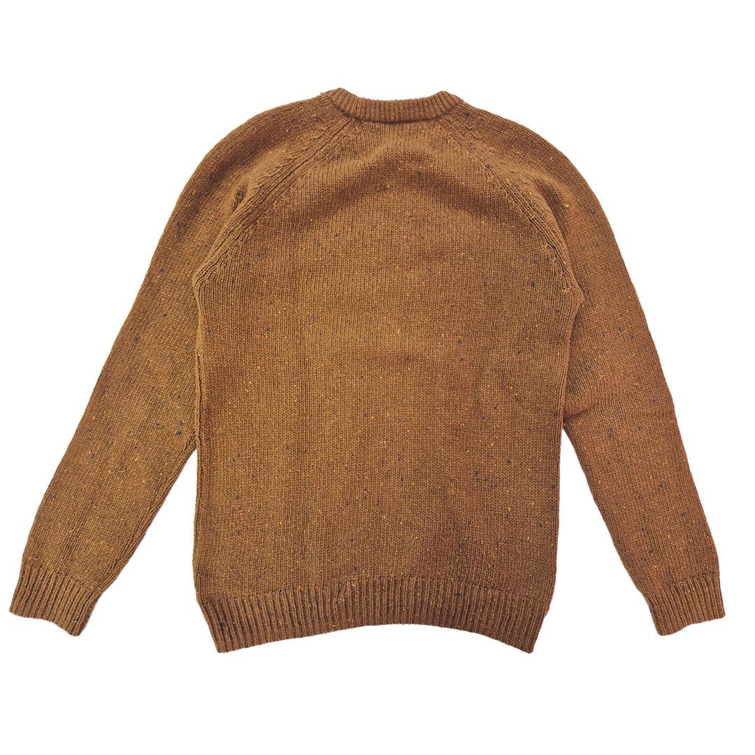 Carhartt Brown Knitted Anglistic Sweater (S)