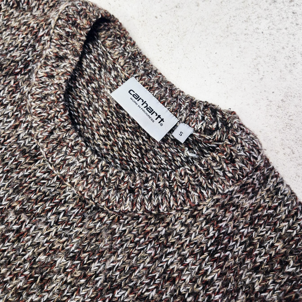 Carhartt Grey Knitted Morris Sweater (S)