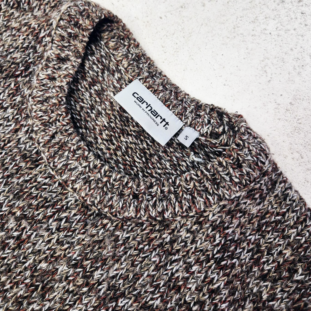 Carhartt Grey Knitted Morris Sweater (S)