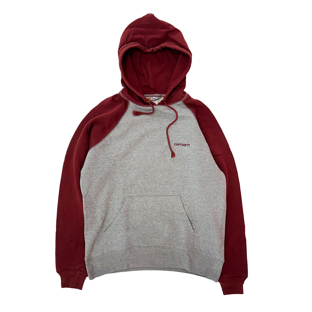 Carhartt Red and Grey Hoodie (S)