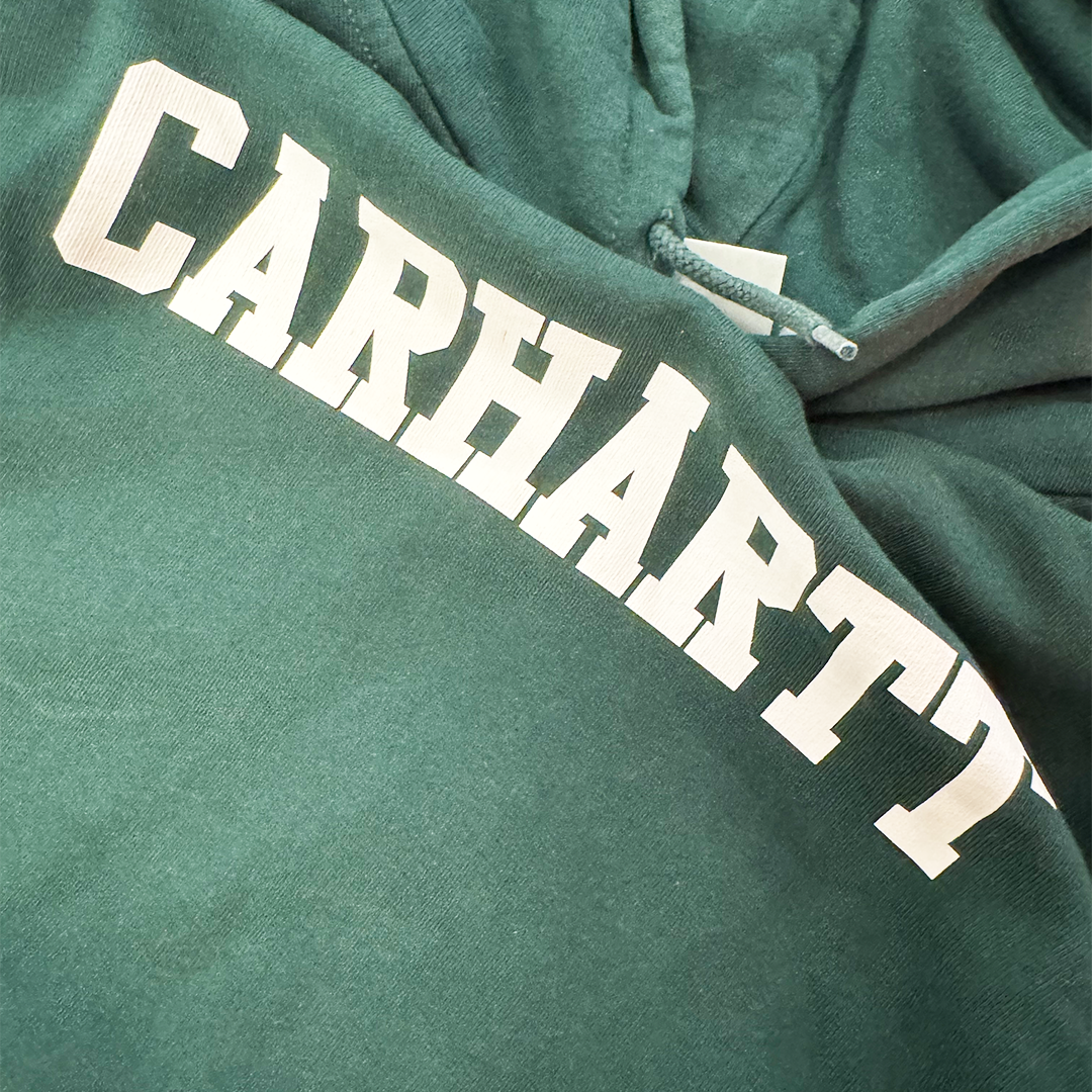 Carhartt Spellout Green Hoodie (L)