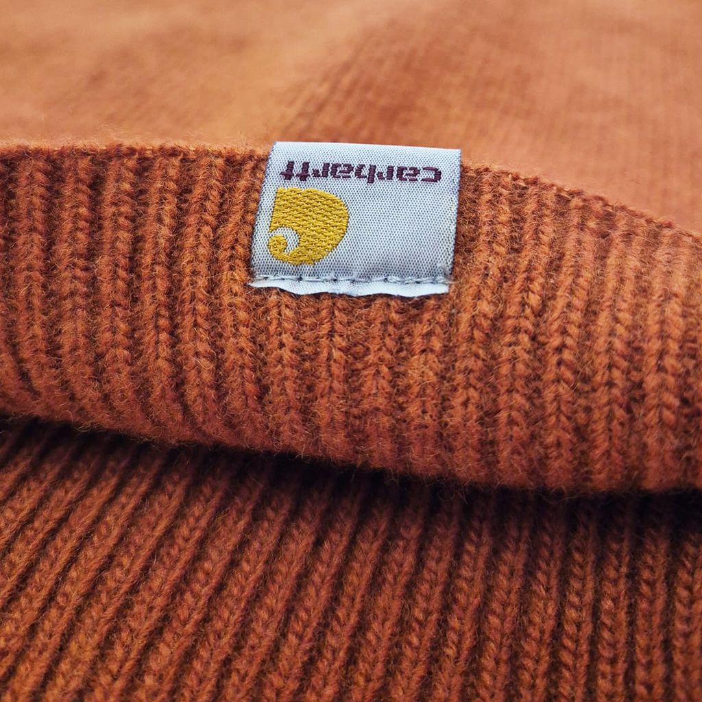 Carhartt Orange Knitted Allen Sweater (S)