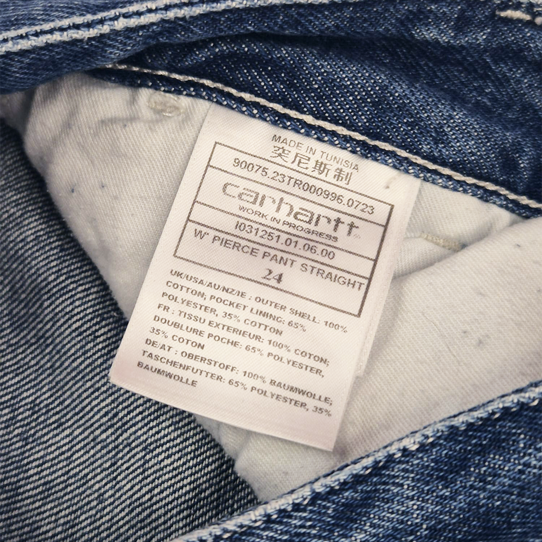 Carhartt Pierce Straight Blue Pants (24)