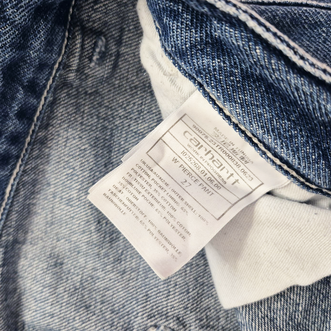 Carhartt Pierce Boyfriend Blue Pants (27)