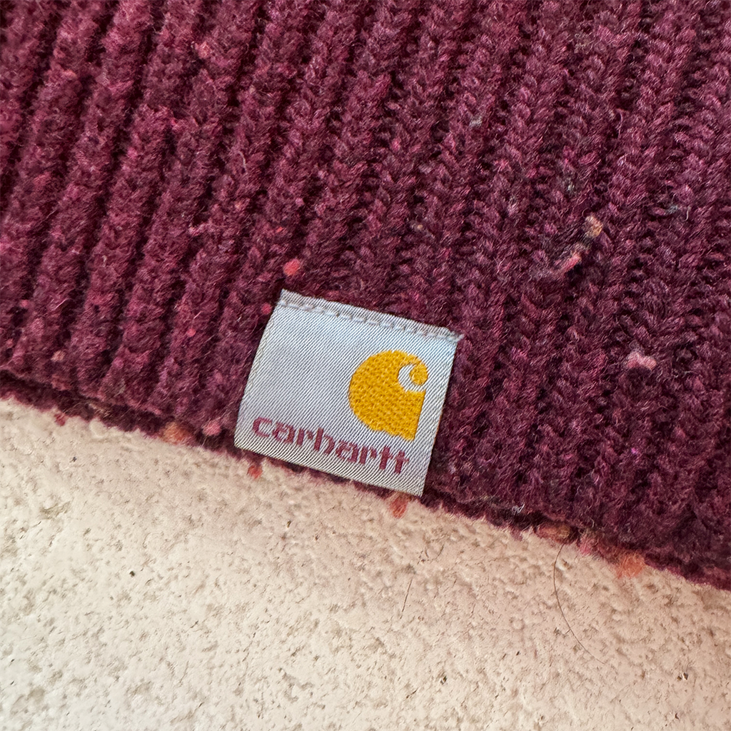 Carhartt Red and Yellow Alvin Sweater (S)