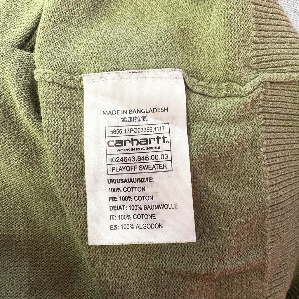 Carhartt Olive Playoff Sweater (L)