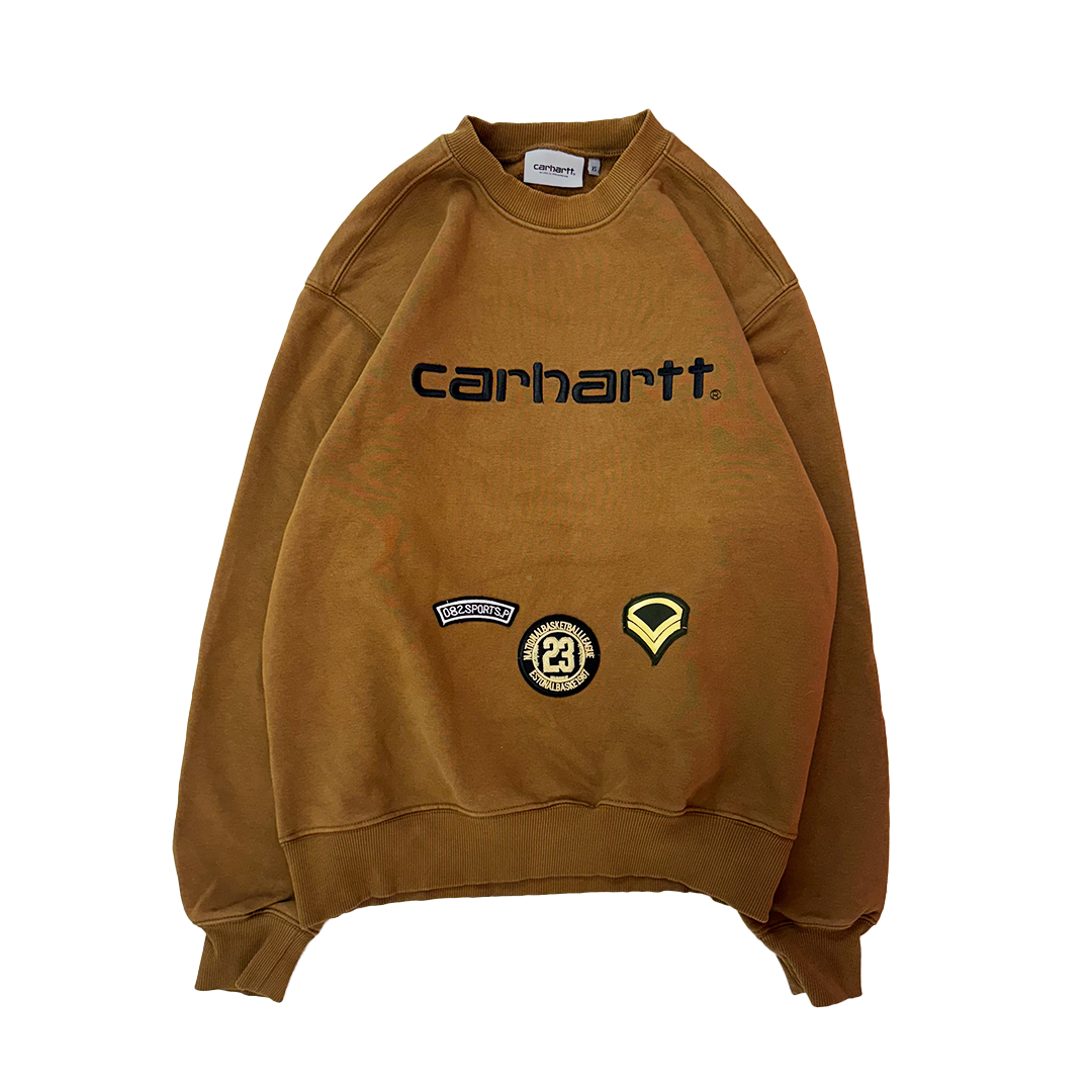 Carhartt Brown American Script Sweater (XS)