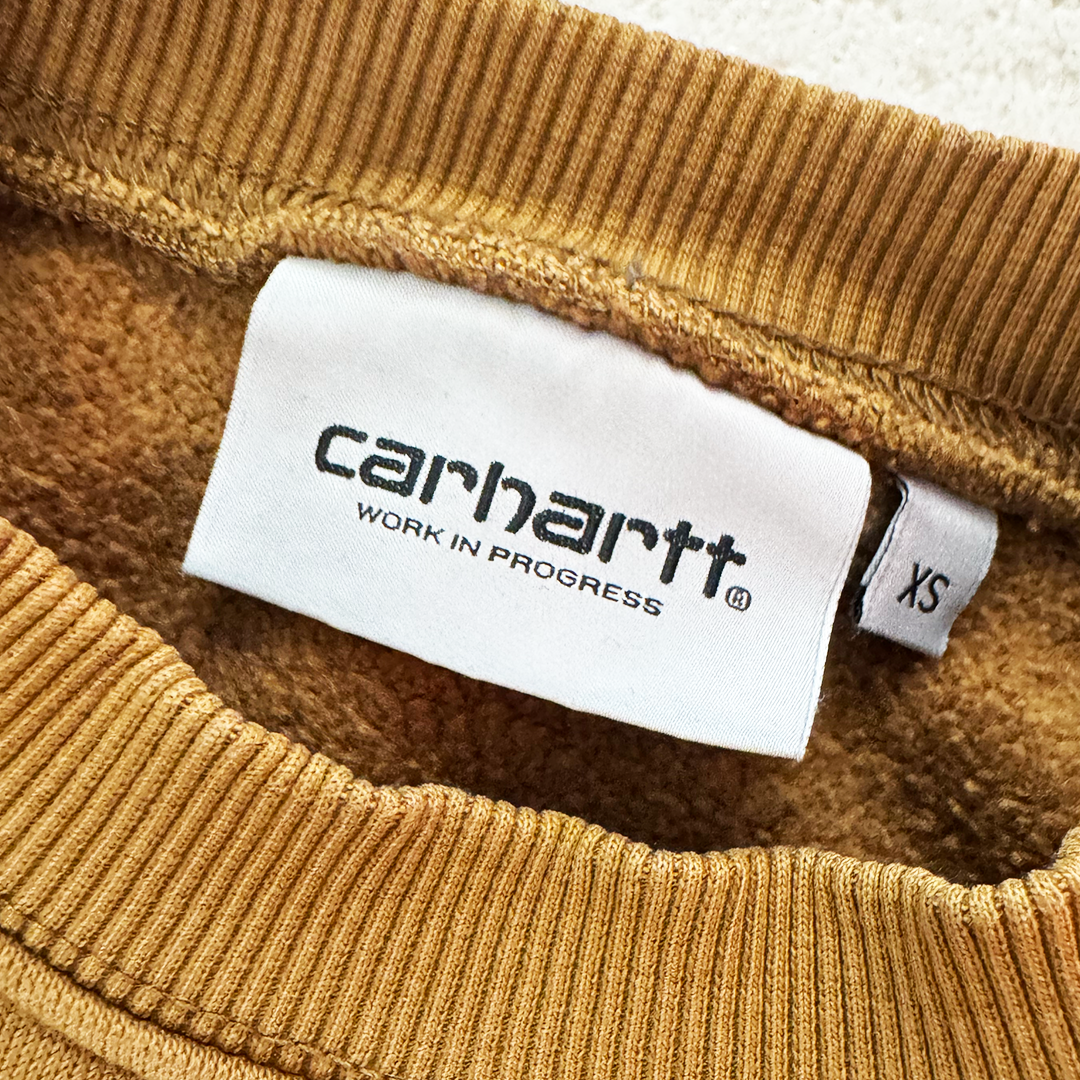 Carhartt Brown American Script Sweater (XS)