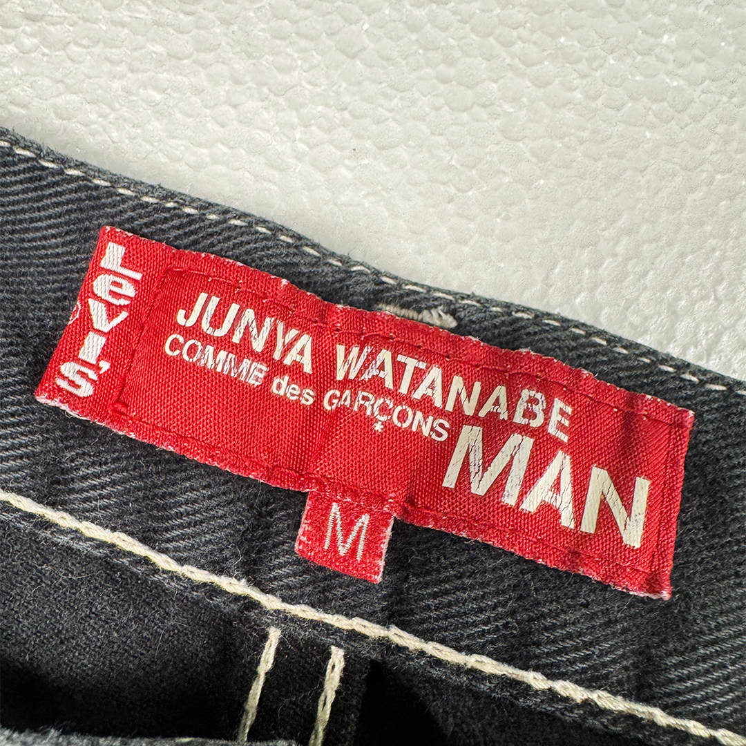 Junya Watanabe x Comme des Garçons x Levi's 2003 Black Denim Pants (M)