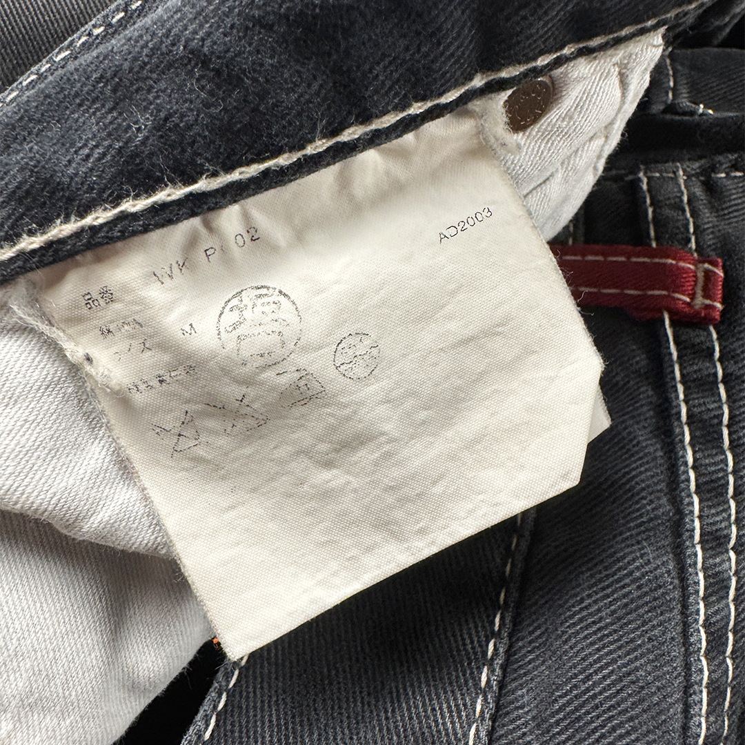 Junya Watanabe x Comme des Garçons x Levi's 2003 Black Denim Pants (M)