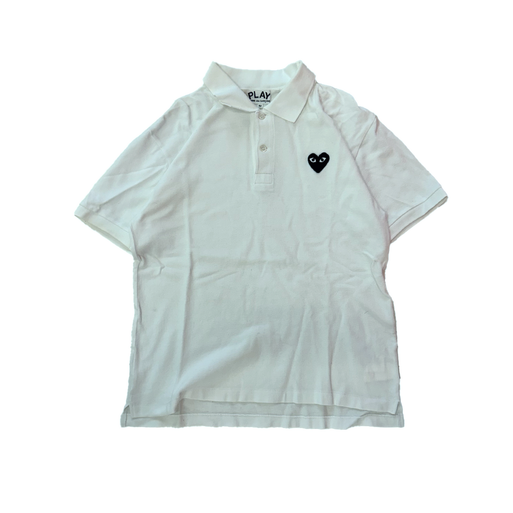 CDG Play White Polo (M)