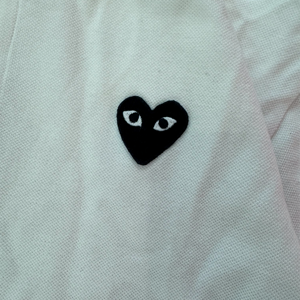 CDG Play White Polo (M)