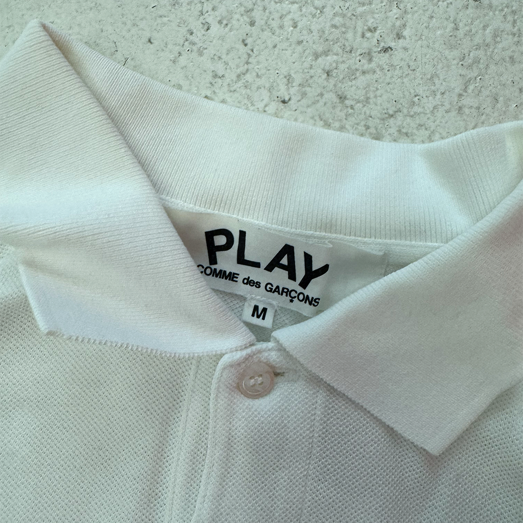 CDG Play White Polo (M)