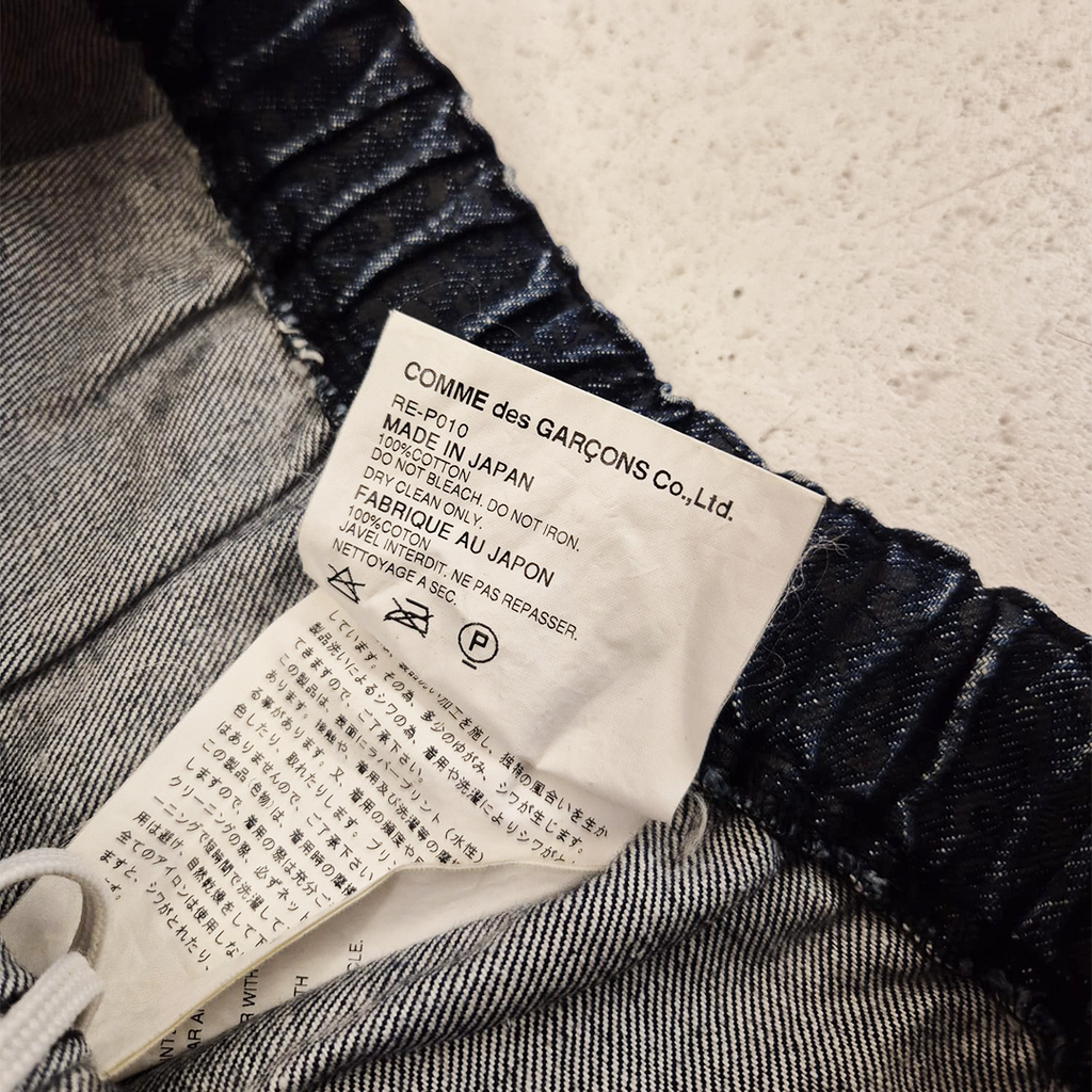 CDG Housecoat Wide Blue Flower Pants (FREE SIZE)
