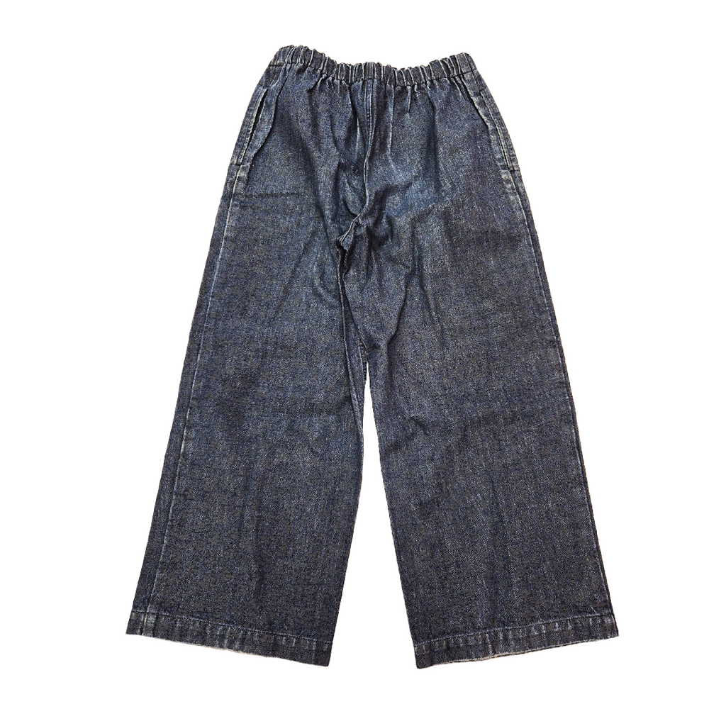 CDG Housecoat Wide Blue Flower Pants (FREE SIZE)