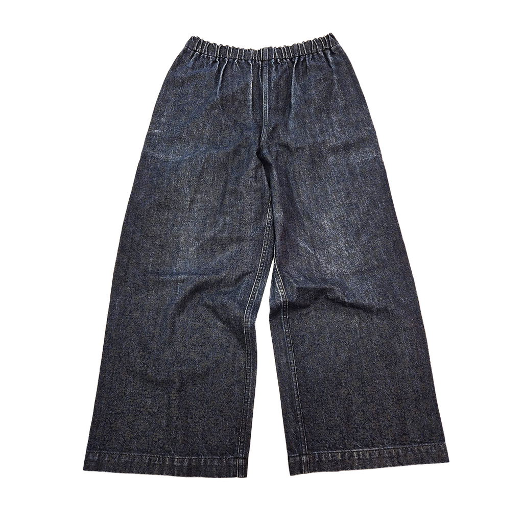 CDG Housecoat Wide Blue Flower Pants (FREE SIZE)