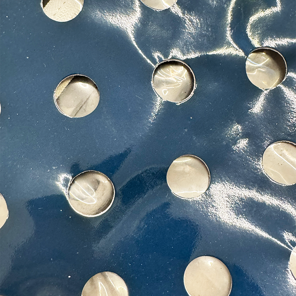 CDG Junya Watanabe Enamel Dot Blue Hand Bag